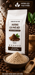 HƯƠNG CÀ PHÊ BỘT là dòng hương liệu thực phẩm chuyên dùng cho ngành cà phê và đồ uống, giúp tăng chiều sâu hương vị, tạo mùi thơm đặc trưng và nâng cao chất lượng cảm quan cho thành phẩm.