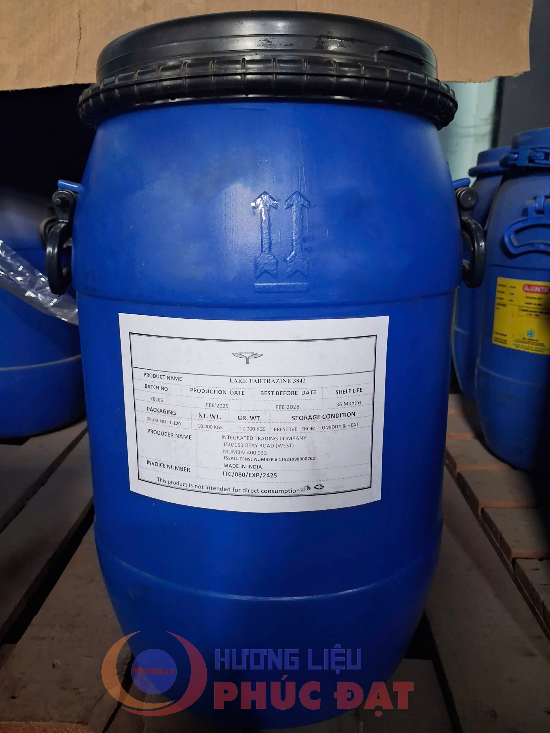 TARTRAZINE – MÀU VÀNG CHANH