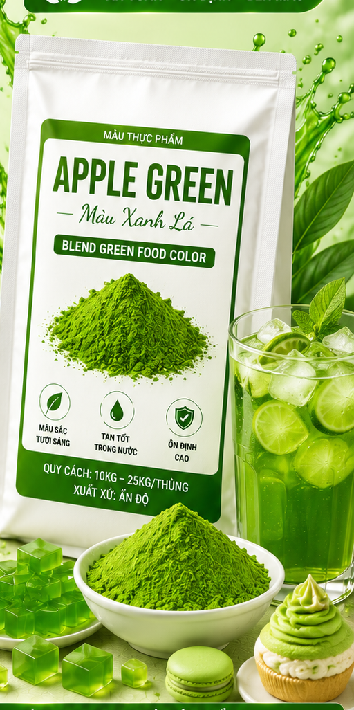 APPLE GREEN – Màu Xanh Lá