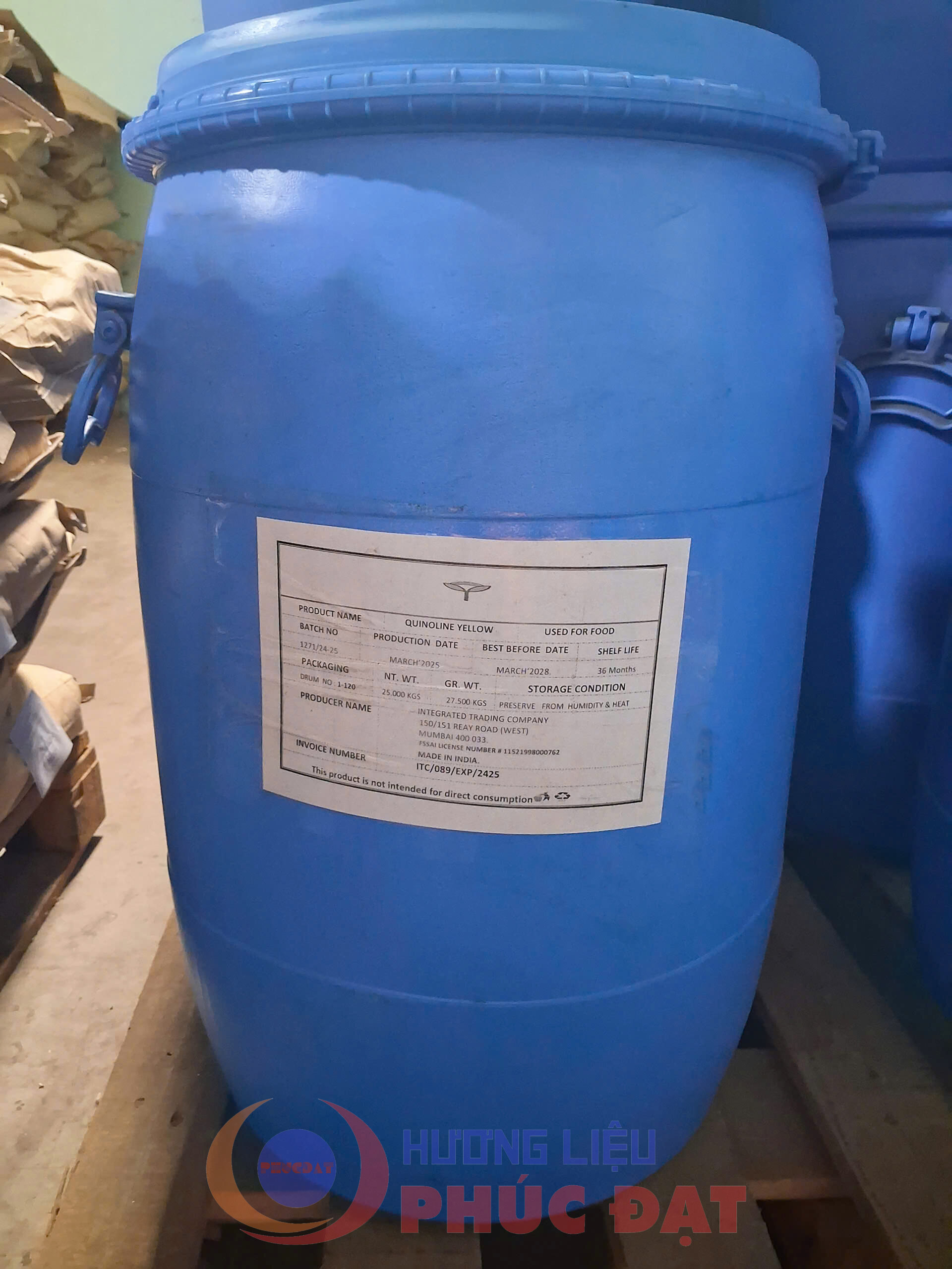 QUINOLINE YELLOW – MÀU VÀNG TƯƠI