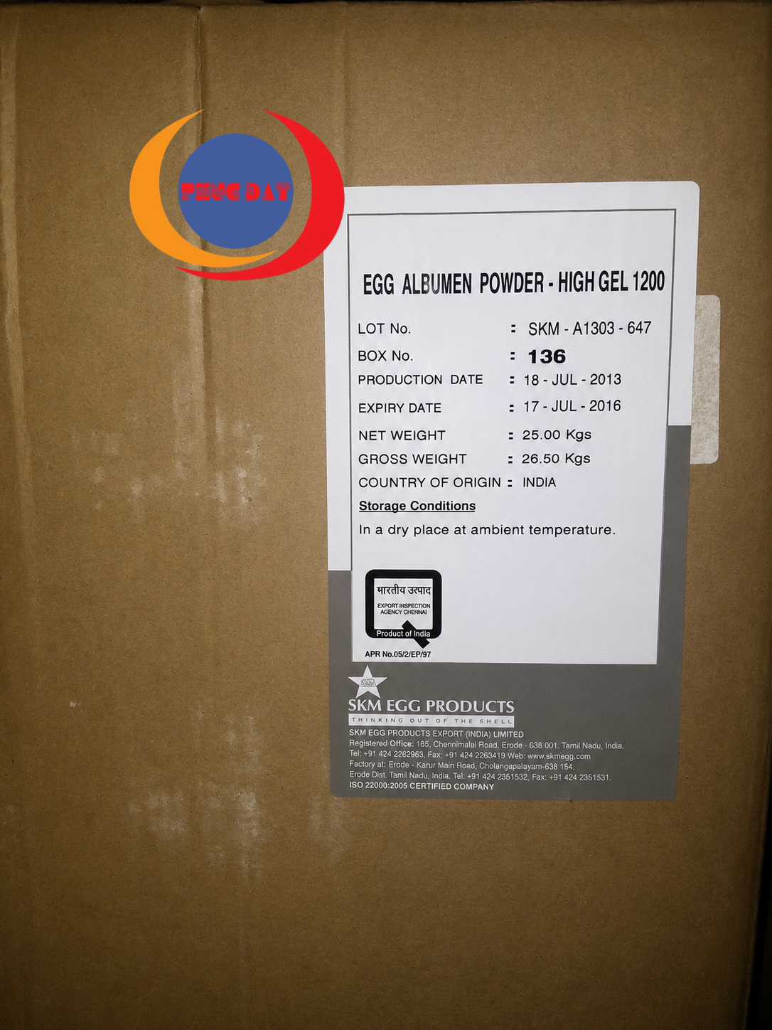 EGG ABUMEN POWDER - BỘT LÒNG TRẮNG TRỨNG