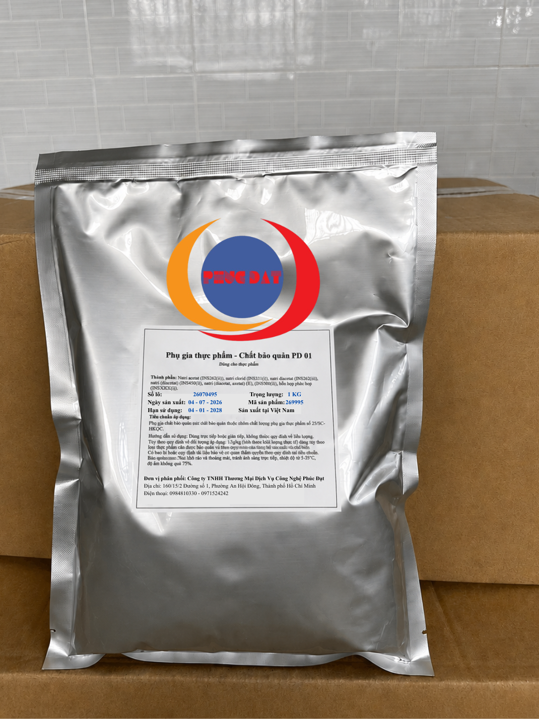 PHỤ GIA THỰC PHẨM: CHẤT BẢO QUẢN PD 01